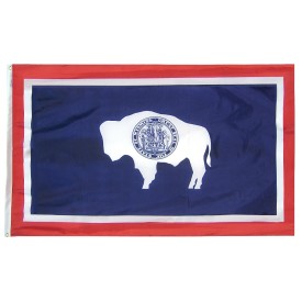 Wyoming State Flag Nylon SolarGuard Nyl-Glo