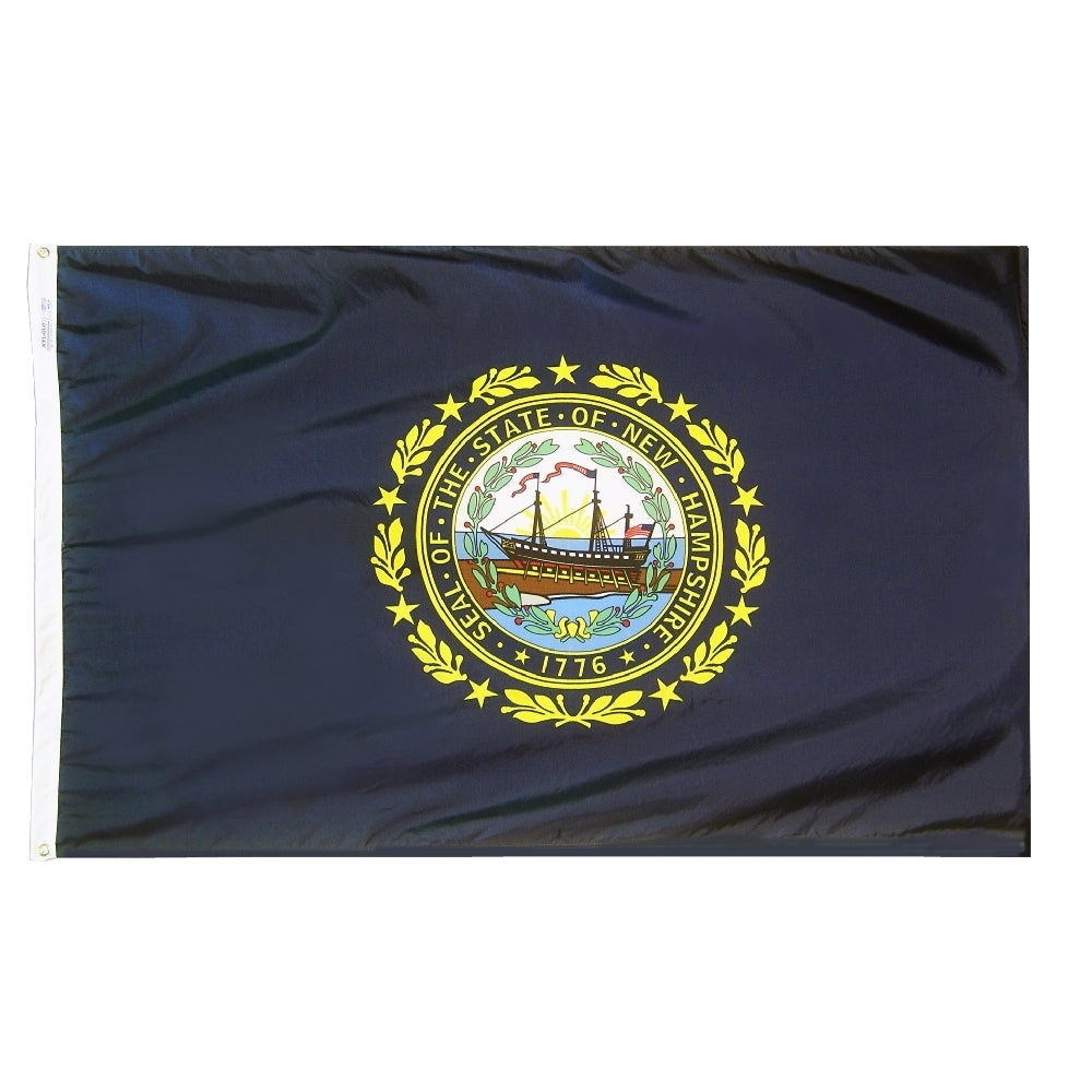 New Hampshire State Flag Nylon SolarGuard Nyl-Glo