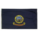 Idaho State Flag 3x5 ft. Nylon SolarGuard Nyl-Glo 100% Made in USA to Official State Design Specifications.