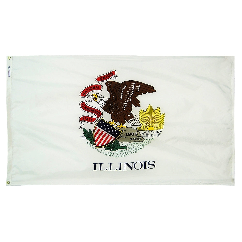 Illinois State Flag Nylon SolarGuard Nyl-Glo