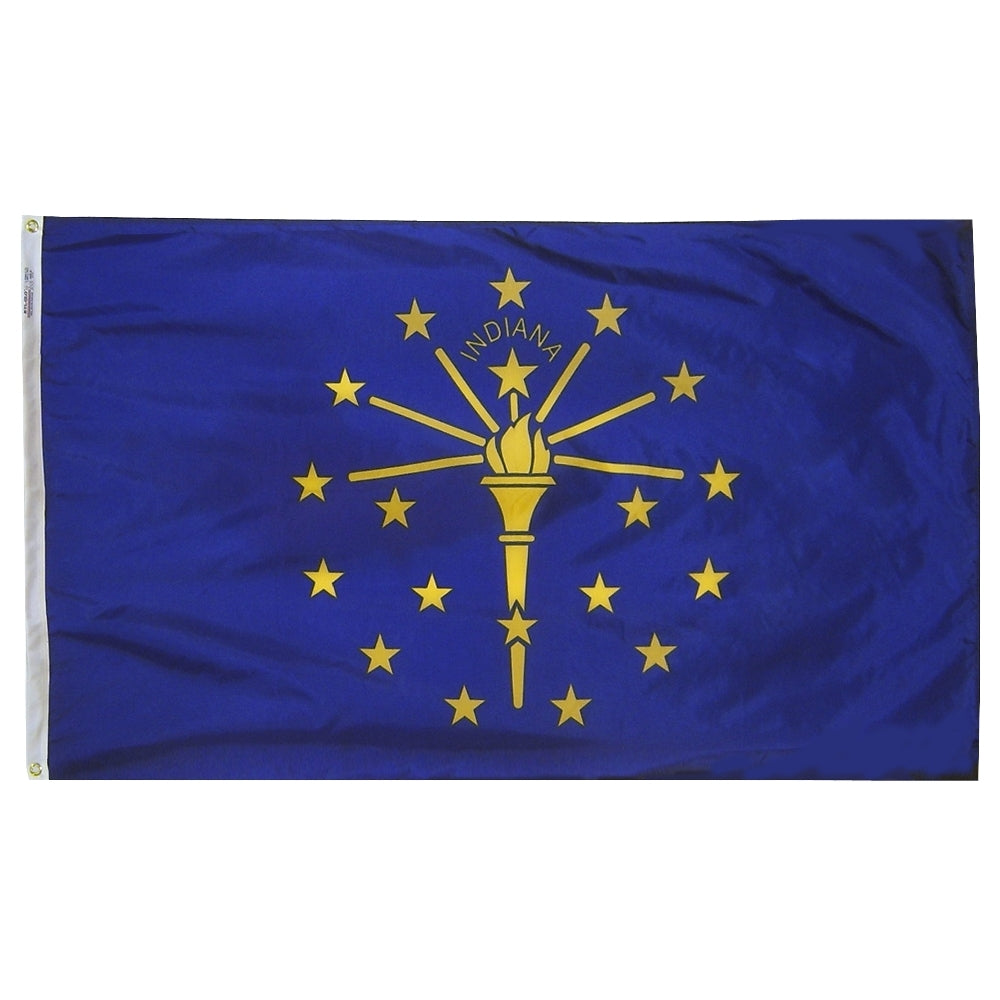 Indiana State Flag Nylon SolarGuard Nyl-Glo
