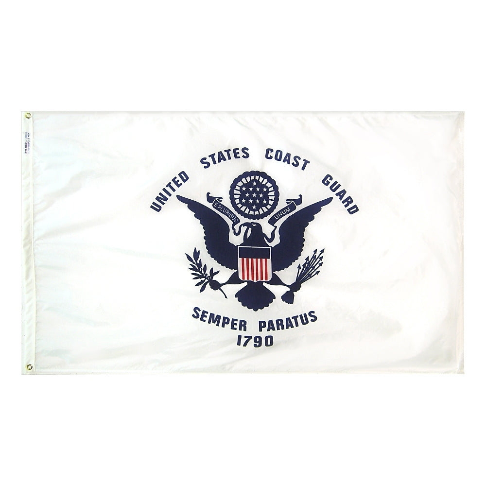 U.S. Coast Guard Military Flag Nylon SolarGuard Nyl-Glo