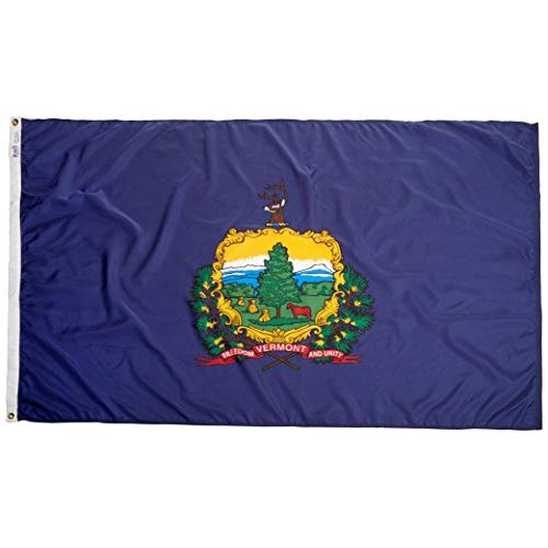 Vermont State Flag Nylon SolarGuard Nyl-Glo